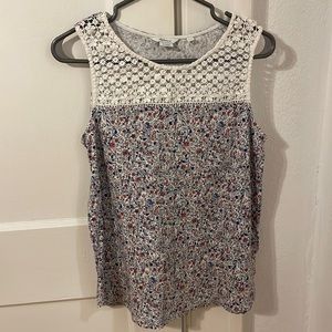 2/$15 NWOT Reitmans Floral Tank Top